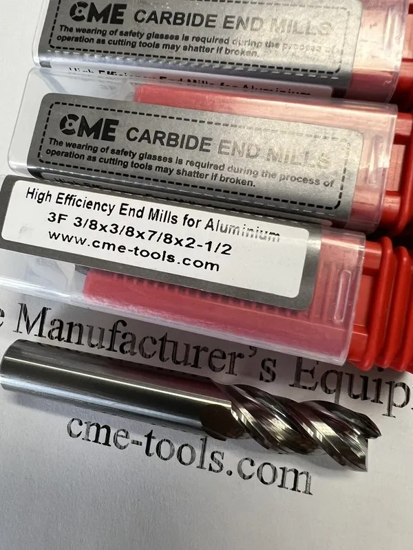 Режущий инструмент 1/4” Hi-efficiency Carbide End Mill для Aluminum 3F Variable 