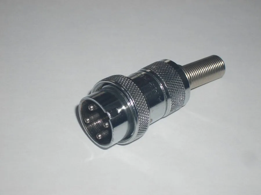 Разъём AMPHENOL 91-MC4M 4 PIN 3/8" MICROPHONE PLUG ELECTROVOICE 664 SHURE 545