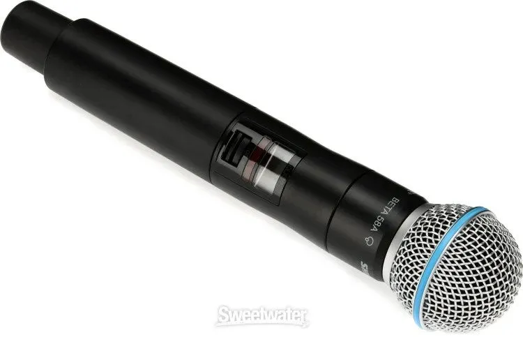 Радиосистема Shure QLXD2/BETA58A Wireless Handheld Microphone Transmitter V50 Ba — фото лота 2