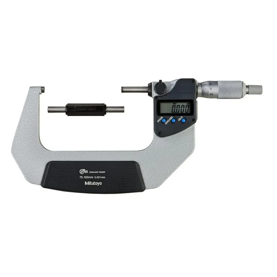 Микрометр MITUTOYO Coolant-proof Micrometer MDC-100MX 75~100mm 0.001 mm — фото лота 1