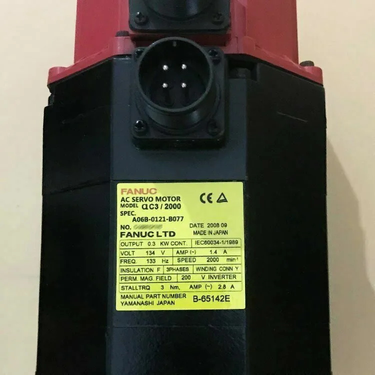 Серводвигатель FANUC AC SERVO MOTOR A06B-0121-B077 FREE