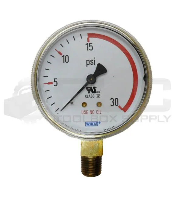 Трубопроводная арматура WIKA 8610860 30 PSI, PRESSURE GAUGE, 2.5”, 1/4" NPT