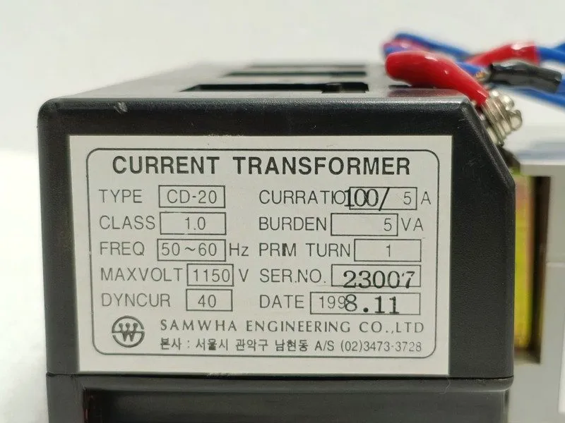 Реле защиты SAMWHA EOCR-FDM-S-100-220-S31 Digital Motor Protection Relay Convert — фото лота 3