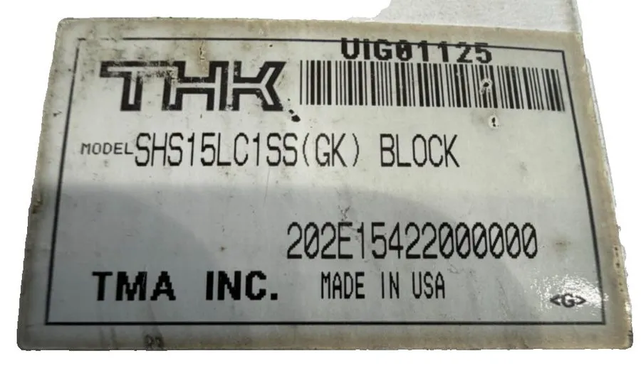 Линейная направляющая THK SHS15LC1SS LINEAR GUIDE BLOCK