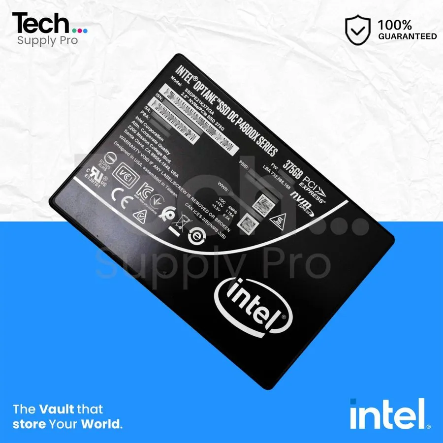 SSD-накопитель SSDPE21K375GA Intel Optane DC P4800X 375GB PCI-E 3.0 x4 NVMe 2.5"