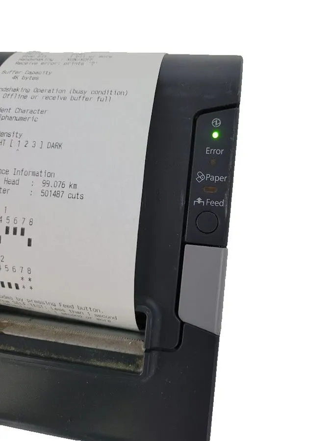 Принтер чеков Epson TM-T88V Thermal Receipt Printer, USB and Serial Interfaces