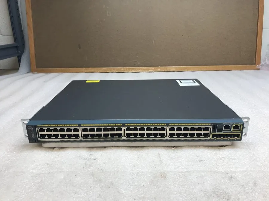 Коммутатор Cisco WS-C2960S-48FPS-L Catalyst 2960-S 48-Port PoE+ Network Switch