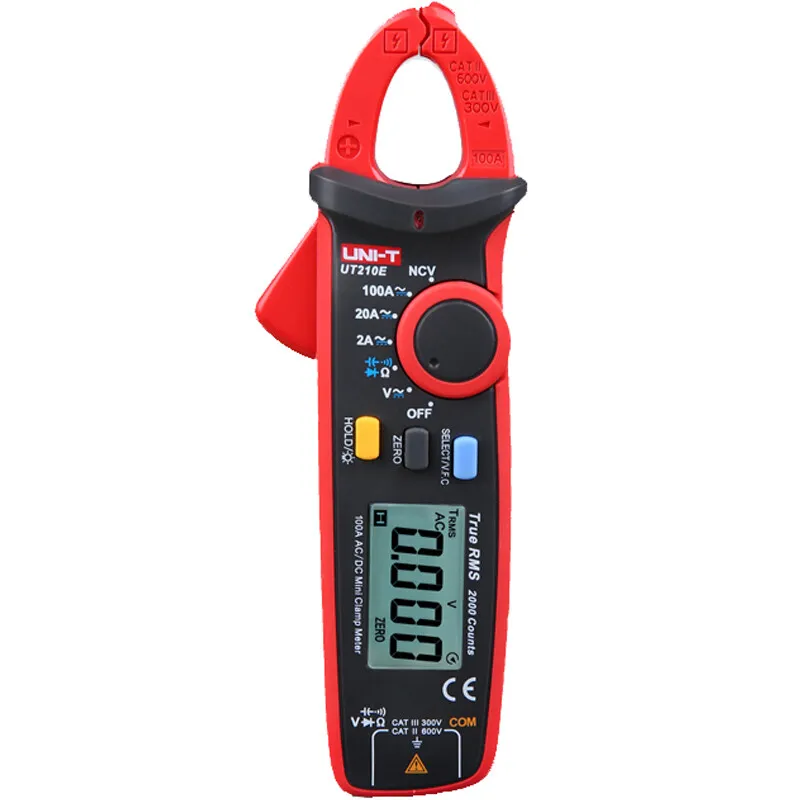Мультиметр UNI-T Digital UT210E 100A 600V AC DC Clamp meter Multimeter True RMS