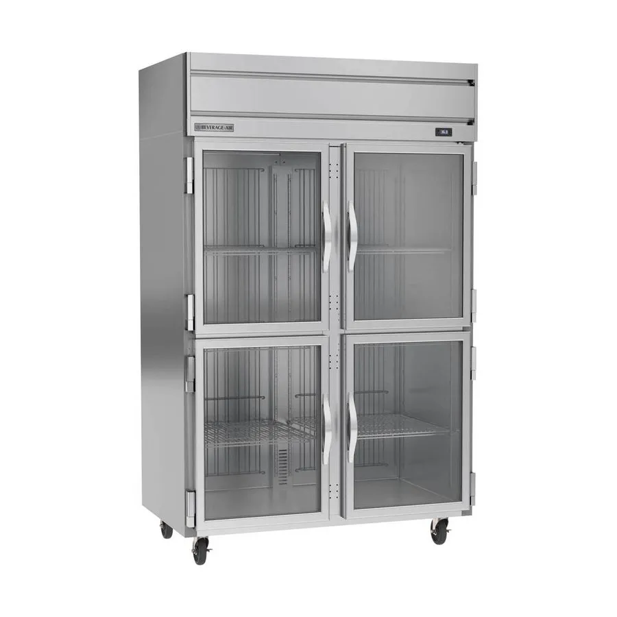 Холодильный шкаф Beverage Air HRS2HC-1HG 52" 2-Section Reach-In Refrigerator w/  — фото лота 1
