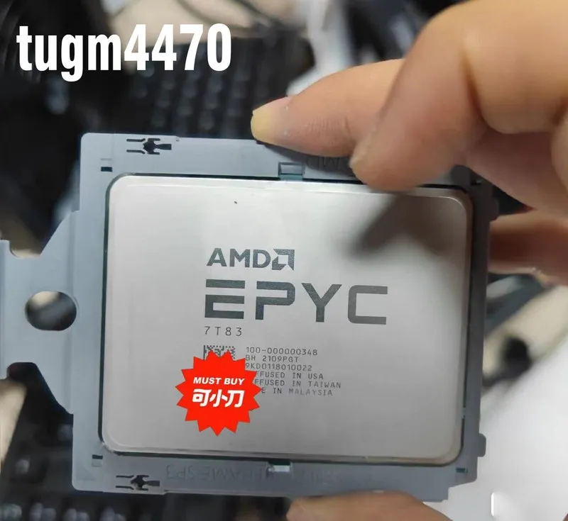 Процессор AMD EPYC Milan 7T83 CPU64 core 2.45Ghz unlocked OEM Version of AMD EPY