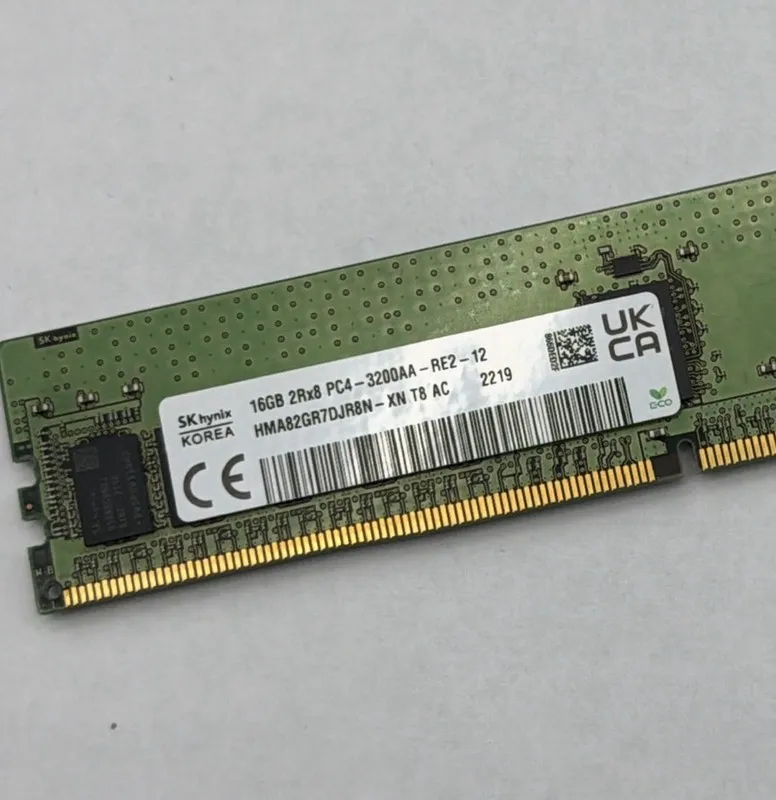 Модуль памяти SK Hynix 16GB DDR4-3200MHz 2Rx8 ECC RDIMM Server RAM HMA82GR7DJR8N