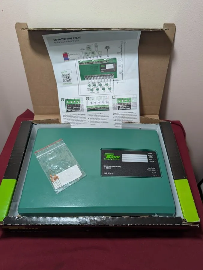 Реле защиты Taco SR504-5 Next Gen 4 Zone Switching Relay w/ Priority Protection,