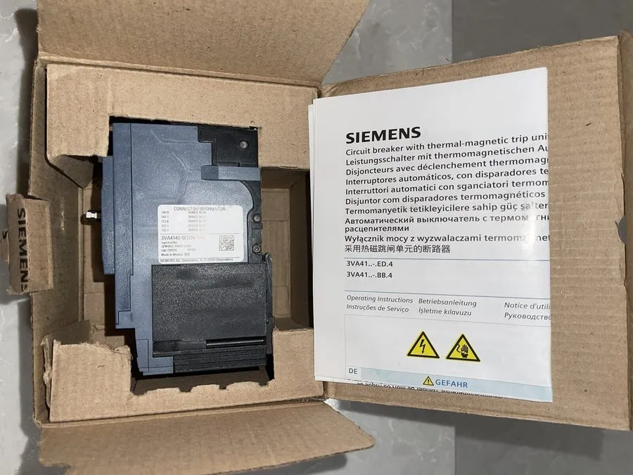 Автоматический выключатель Siemens 3VA4140-5ED34-0AA0 Circuit Breaker 40A 3-Pole