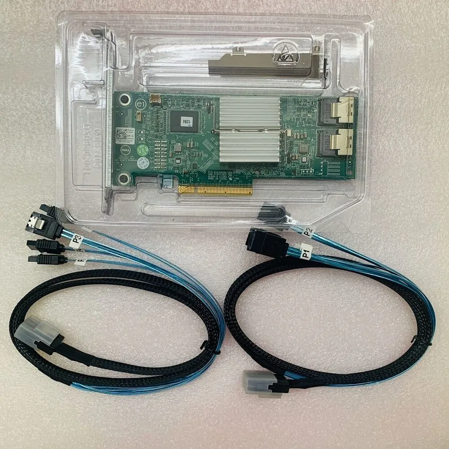 Контроллер Dell PERC H310 8-Port 6Gb/s SAS SATA PCIe RAID Controller Card HV52W