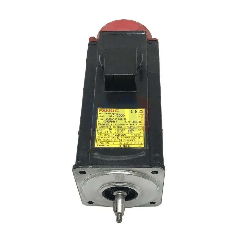 Серводвигатель FANUC AC Servo Motor 02/3000 A06B-0373-B175 0.5 kW 199V 3000RPM