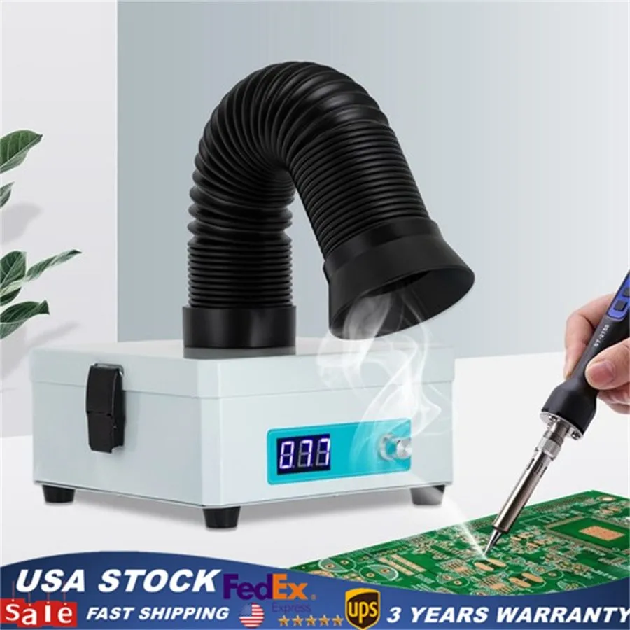 Дымоуловитель Solder Fume Extractor,150W 165CFM Soldering Smoke Extractor with 3