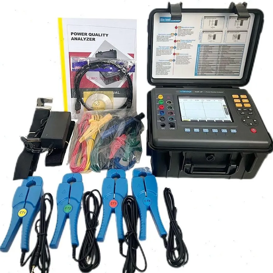 Энергооборудование Power Quality Measurement Equipment with Sensor 0.10A-100A 40 — фото лота 1
