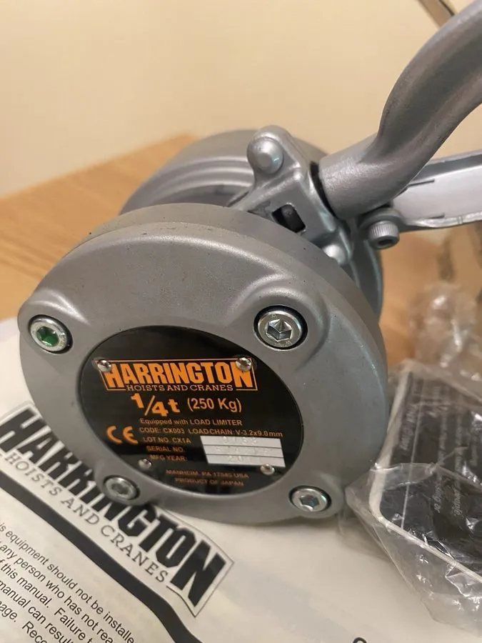 Таль Harrington Cx003-10 Mini Chain Hoist, 500 Lb., Lift 10 Ft