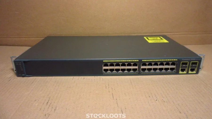 Коммутатор Cisco WS-C2960-24TC-L V06 24x 10/100 Gigabit Switch + 2x SFP + 2x GB 