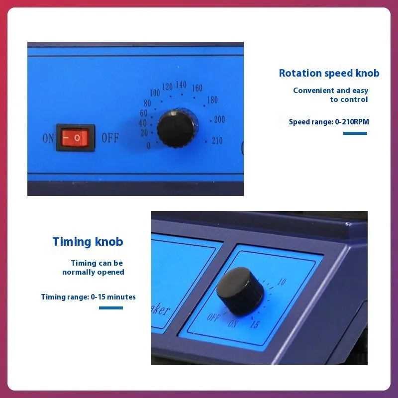 Шейкер NMYC-100 Laboratory Rotary Oscillator RPR Mixer Lab Orbital Rotator Shake