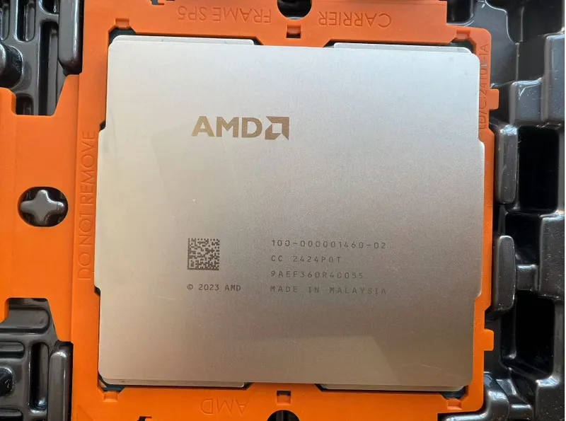Процессор AMD EPYC ZEN5C 9745 QS CPU 128 Core 256 Threads 2.35GHz 3.7GHz Process