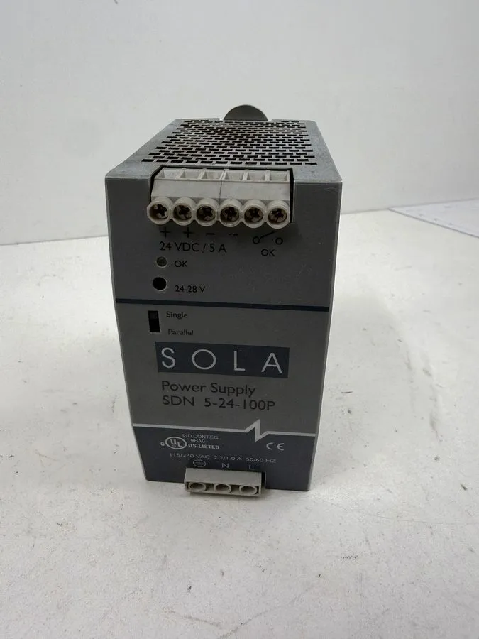 Блок питания Emerson SolaHD SDN 5-24-100P Power Supply 24VDC 5A 120W DIN Rail Mo