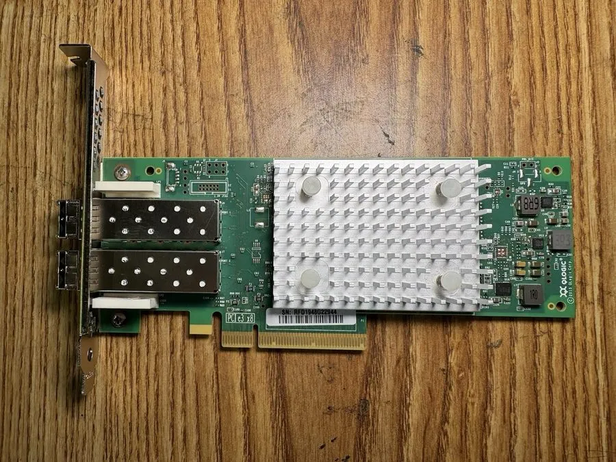 Контроллер Dell QLogic QLE2692-DEL 16Gb FC SFP+ Dual Port Full Height HBA YCVFG