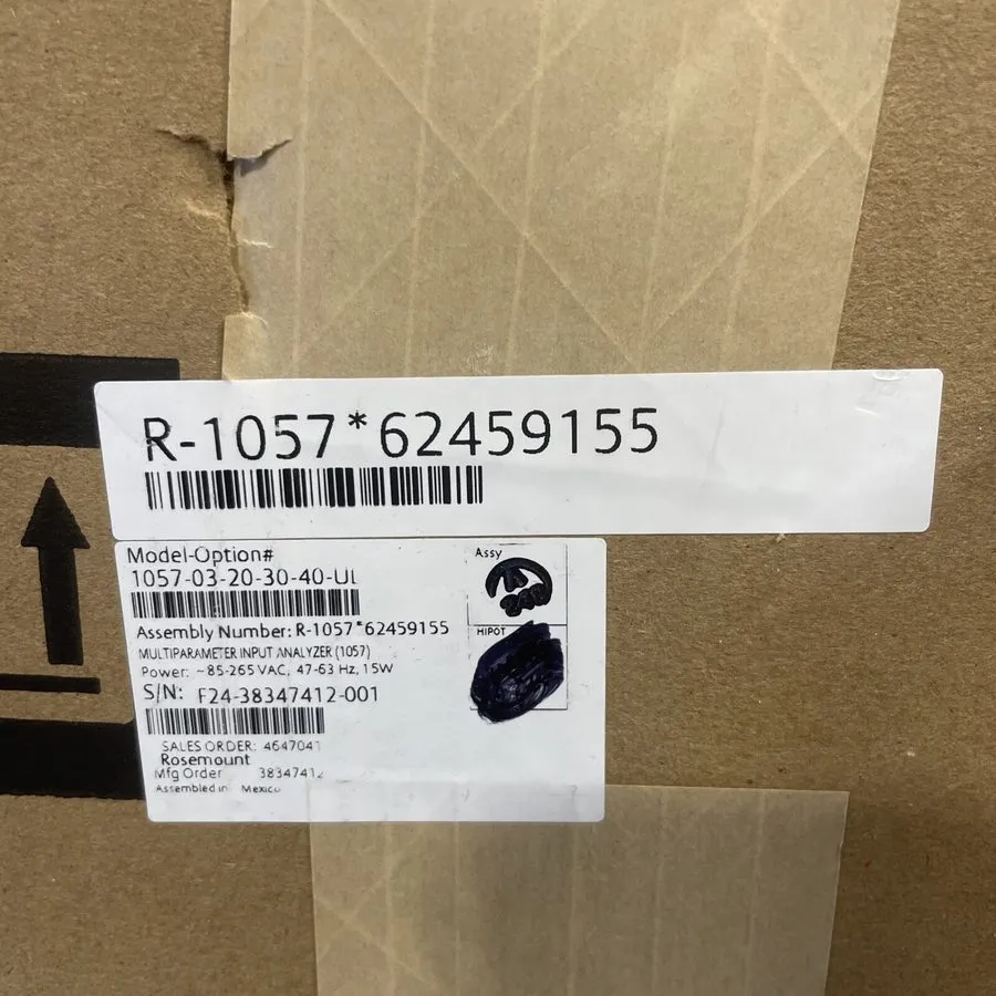 Датчик Rosemount 1057 pH/ORP 1057-02-20-30-40-UL Liquid Multi-Parameter Analyzer — фото лота 1