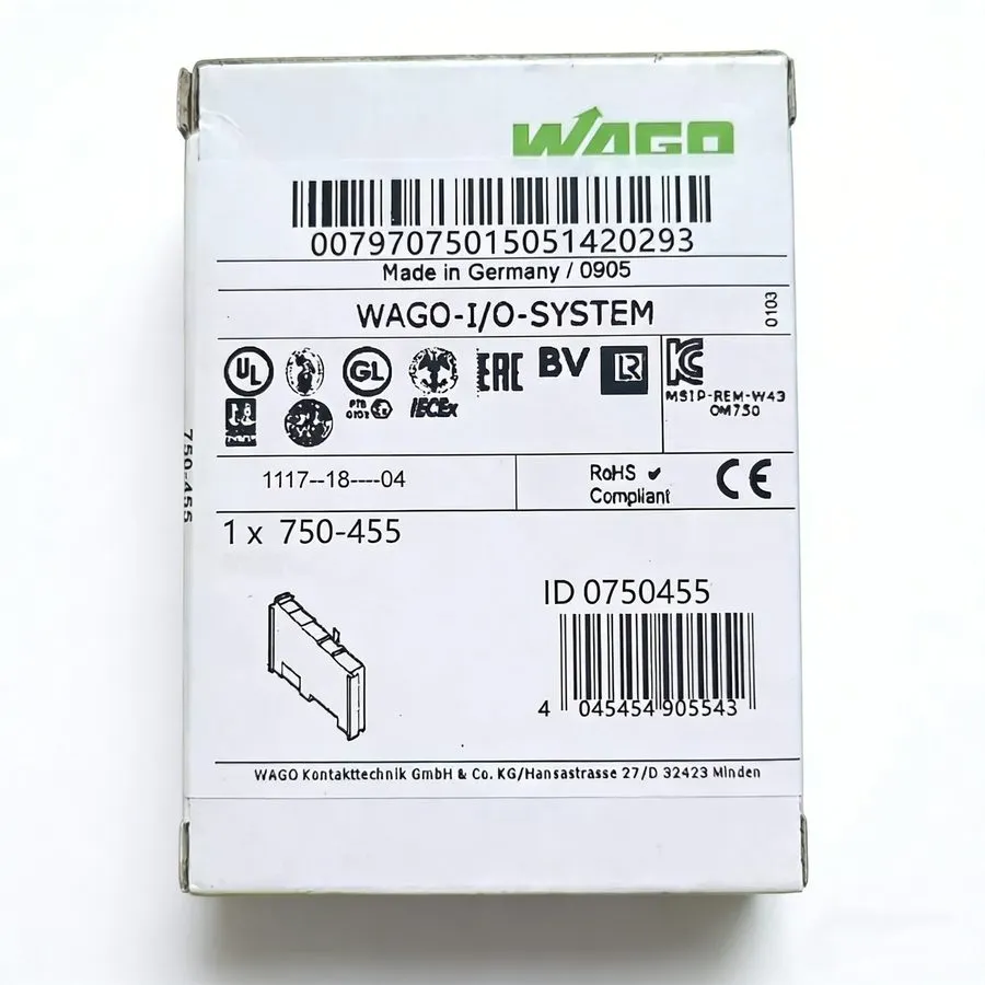 ПЛК Wago 750-455 Buscoupler DeviceNet Module PLC