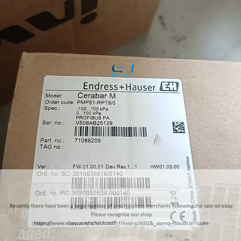 Датчик давления E+H Endress+Hauser PMP51-RPT8/0 Pressure Transmitter
