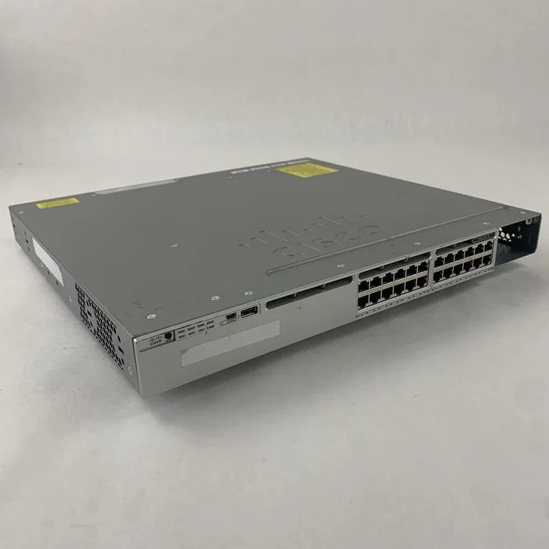 Коммутатор Cisco Catalyst WS-C3850-24T-E Switch 24 Port Gigabit 350W 30 DAYS — фото лота 1