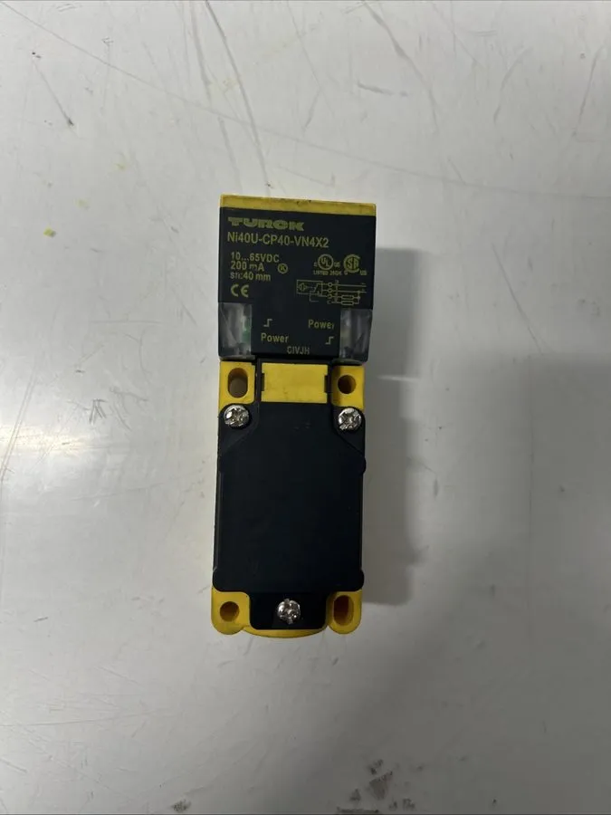 Датчик приближения TURCK NI40U-CP40-VP4X2 PROXIMITY SWITCH SENSOR 10-65VDC UNMP — фото лота 1