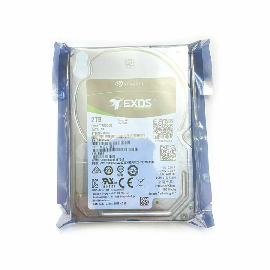 Жёсткий диск Seagate ST2000NX0253 Exos 7E2000 2TB SATA 6Gb/s 7200 RPM 2.5” Hard