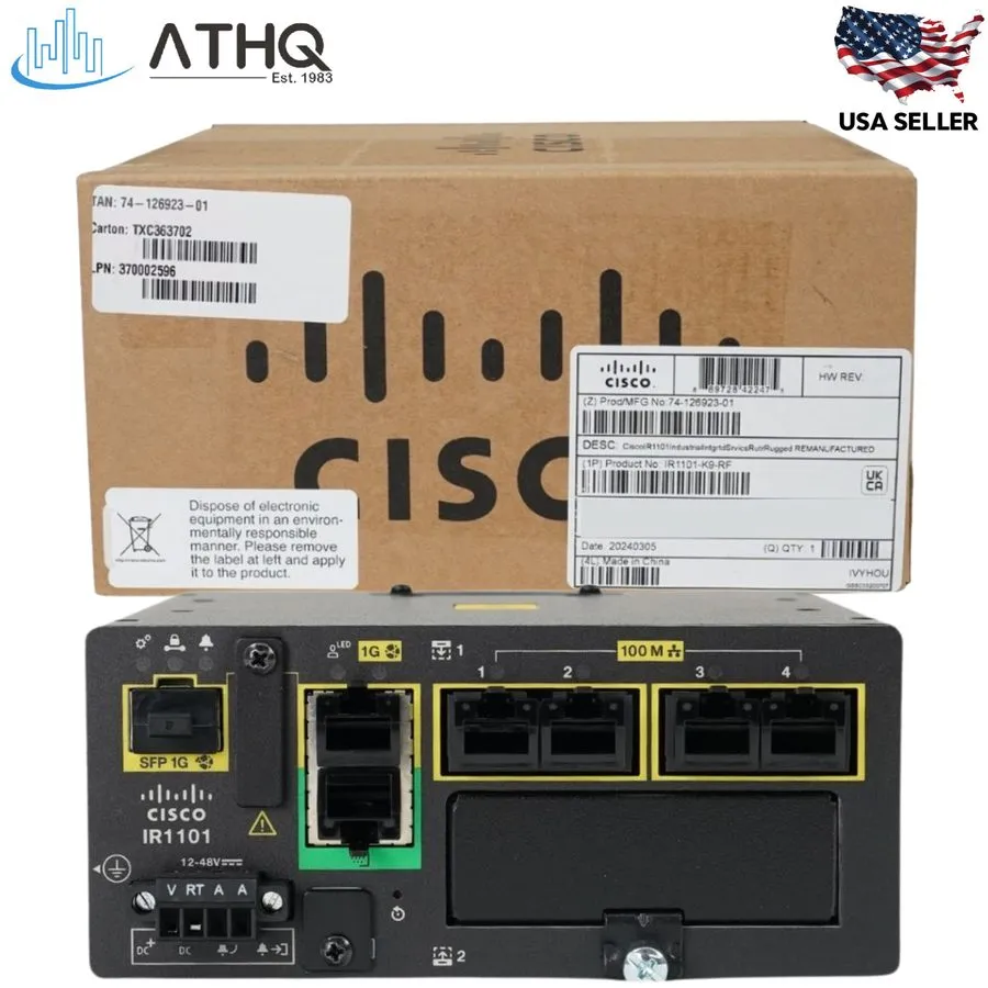 Маршрутизатор Cisco IR1101-K9 Industrial Integrated Services Router Rugged