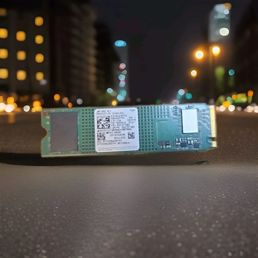 SSD-накопитель Micron 2450 256GB M.2 2230 PCIe 4.0 Gen4 x4 SSD MTFDKBA256TFK — фото лота 1