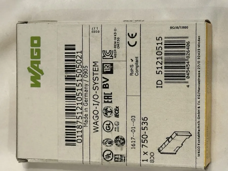 Модуль ввода-вывода WAGO Sealed 24 VDC Output Module 750-536 — фото лота 1