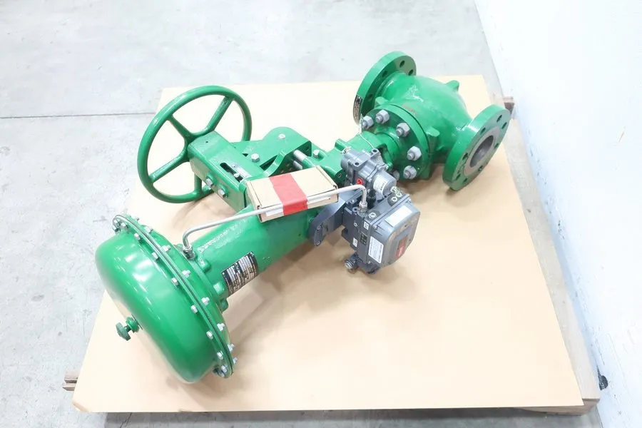 Клапан Fisher ET 667 Size 30i Dvc6200hw2 Pneumatic Steel Flanged Control Valve 1