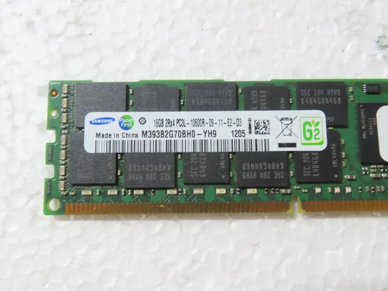 Модуль памяти M393B2G70BH0-YH9 Samsung 16GB DDR3 Registered ECC PC3-10600 1333Mh