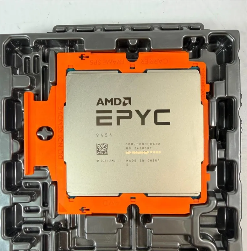 Процессор AMD EPYC Genoa 9454 CPU processor 48Core 96 thread 2.75GHz~3.8 GHZ 256