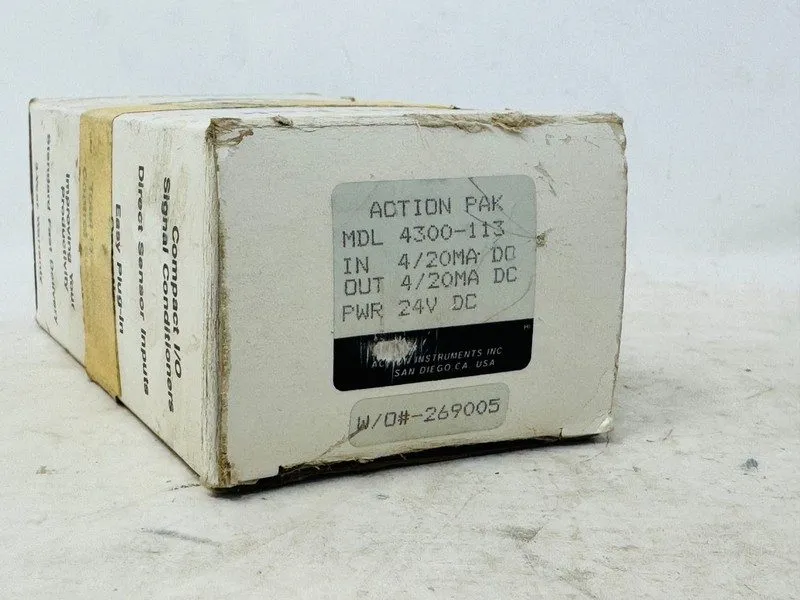 Преобразователь сигнала Action Pak 4300-113 4-20 mA DC 120 VAC Signal Conditione