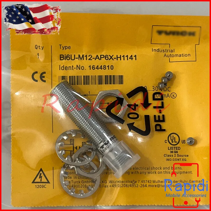 Датчик приближения Turck BI6U-M12-AP6X-H1141 Inductive Proximity Sensor 10-30VDC