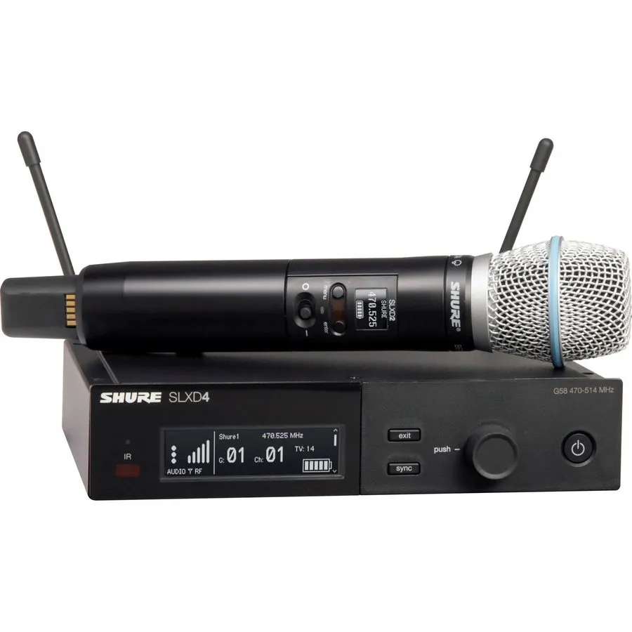 Радиосистема Shure SLXD24/B87A Digital Wireless Handheld Microphone System G57 B