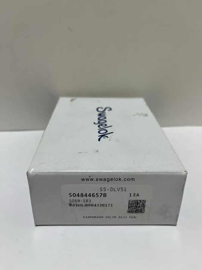 Клапан Swagelok SS-DLV51 High Purity, Pressure Diaphragm Sealed Valve FNSP