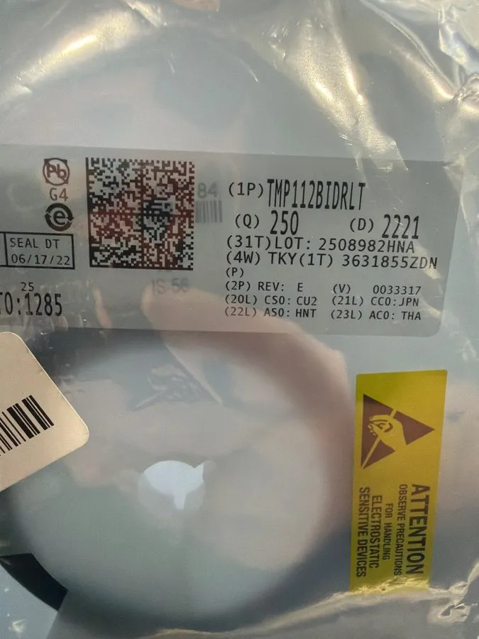 Микросхема Texas Instruments TMP112BIDRLT Temp Sensor IC Reel 2022 — фото лота 1