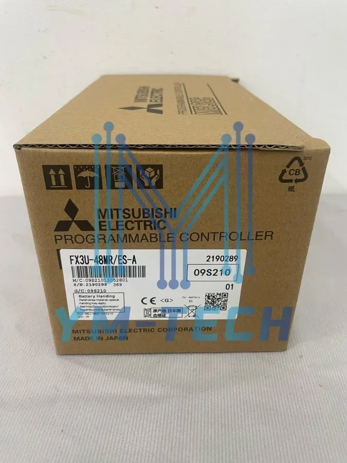 ПЛК Mitsubishi PLC FX3U-48MR/ES-A In Good Condition