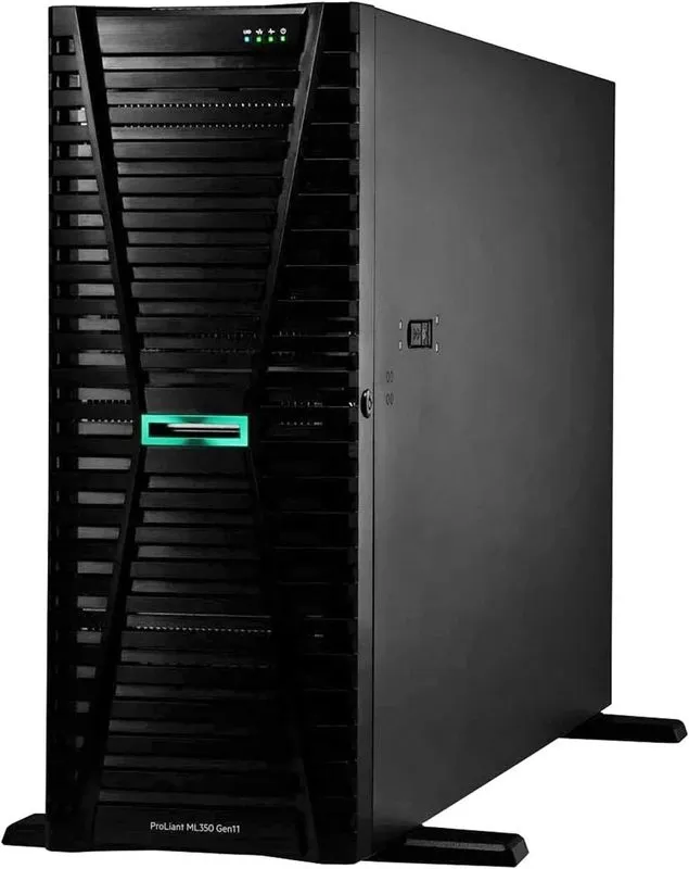 Сервер HPE ProLiant ML350 Gen11 Tower Server-2 Xeon 6430, 256GB DDR5, 7.68TB SAT — фото лота 2