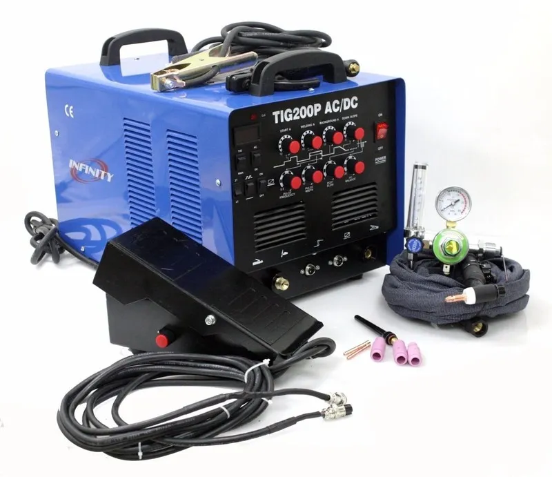 Сварочный аппарат TIG200P 200A TIG MMA PULSE DC INVERTER WELDING MACHINE w/FOOT