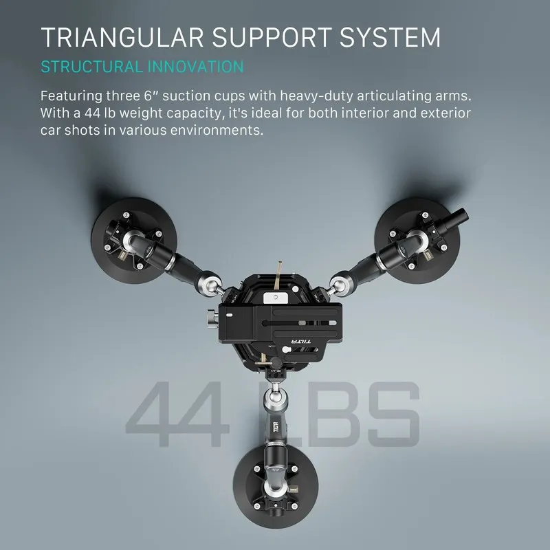 Вакуумная присоска TILTA Hydra Articulating Car Mounting System with Suction Cup