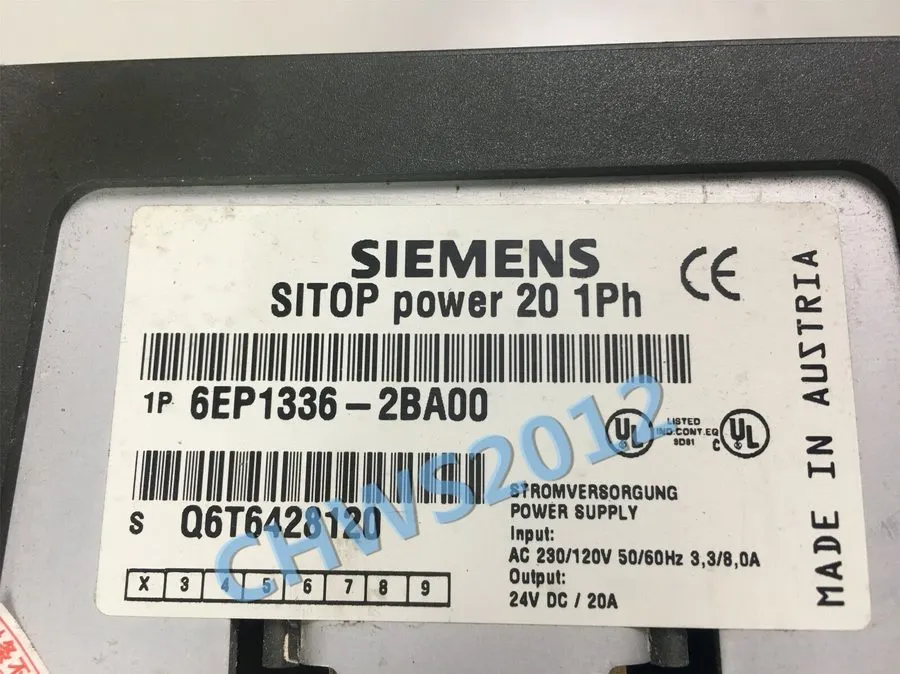 Блок питания Siemens SITOP Power Supply 6EP1 336-2BA00 50/60Hz 22.8V 26.4V DC 24
