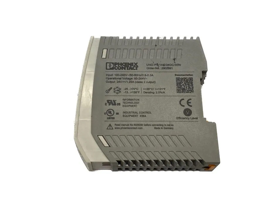Блок питания Phoenix Contact 30W 24VDC 3 Pole DIN Rail Power Supply UNO-PS/1AC/2